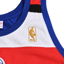 画像をギャラリービューアに読み込む, 新品同様 Mitchell&amp;Ness ミッチェルアンドネス ワシントンブレッツ ベンウォーレス 1996-97 ウィザーズ レッド ホワイト ブルー サイズL 中古 4a002259