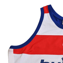 画像をギャラリービューアに読み込む, 新品同様 Mitchell&amp;Ness ミッチェルアンドネス ワシントンブレッツ ベンウォーレス 1996-97 ウィザーズ レッド ホワイト ブルー サイズL 中古 4a002259