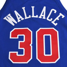 画像をギャラリービューアに読み込む, 新品同様 Mitchell&amp;Ness ミッチェルアンドネス ワシントンブレッツ ベンウォーレス 1996-97 ウィザーズ レッド ホワイト ブルー サイズL 中古 4a002259
