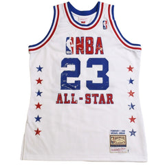 新品同様 Mitchell&Ness ミッチェルアンドネス 1988 NBAオールスターゲーム マイケルジョーダン オーセンティックジャージ サイズL ホワイト ブルー レッド 中古 4a002216