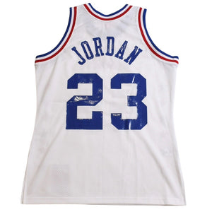 新品同様 Mitchell&Ness ミッチェルアンドネス 1988 NBAオールスターゲーム マイケルジョーダン オーセンティックジャージ サイズL ホワイト ブルー レッド 中古 4a002216