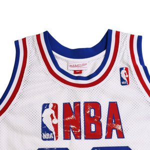新品同様 Mitchell&Ness ミッチェルアンドネス 1988 NBAオールスターゲーム マイケルジョーダン オーセンティックジャージ サイズL ホワイト ブルー レッド 中古 4a002216