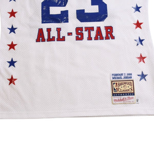 新品同様 Mitchell&Ness ミッチェルアンドネス 1988 NBAオールスターゲーム マイケルジョーダン オーセンティックジャージ サイズL ホワイト ブルー レッド 中古 4a002216