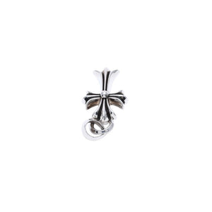 Very good condition CHROME HEARTS CH CRS SML W/BALE Small CH cross W bail pendant top charm Weight approx. 23.73g Used 4a003438