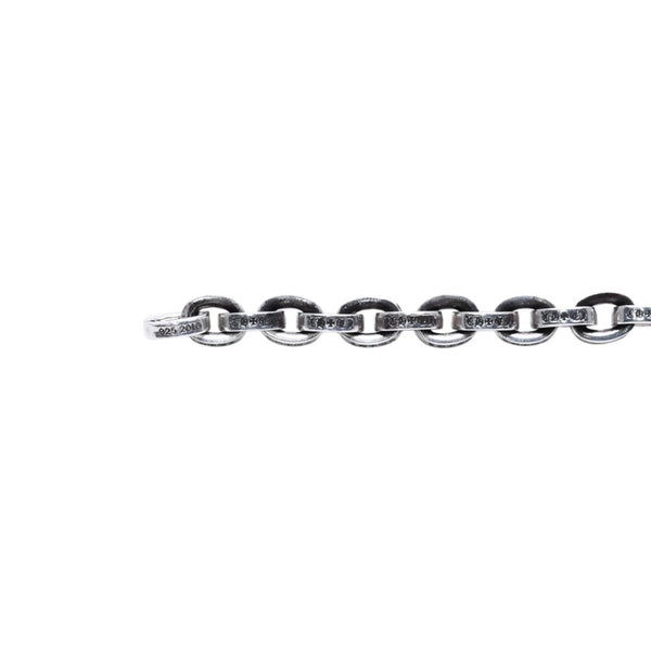 CHROME HEARTS クロムハーツ LARGE PAPER CHN 9インチ ラージペーパーチェーン ブレスレット 重量36.55g 全長約21.5cm 美品 中古 4a003437