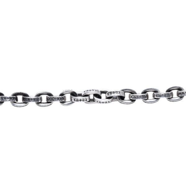 CHROME HEARTS クロムハーツ LARGE PAPER CHN 9インチ ラージペーパーチェーン ブレスレット 重量36.55g 全長約21.5cm 美品 中古 4a003437