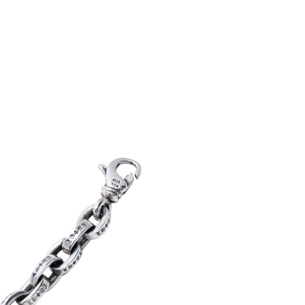 CHROME HEARTS クロムハーツ LARGE PAPER CHN 9インチ ラージペーパーチェーン ブレスレット 重量36.55g 全長約21.5cm 美品 中古 4a003437