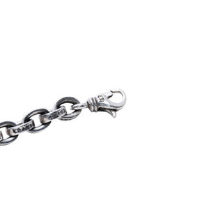 CHROME HEARTS クロムハーツ LARGE PAPER CHN 9インチ ラージペーパーチェーン ブレスレット 重量36.55g 全長約21.5cm 美品 中古 4a003437