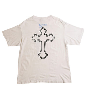 New and unused SAINT MICHAEL Saint Michael × 2PAC 2 pack 2PC_SS TEE Short sleeve T-shirt SM-HR8-0000-C15 White Used 4a003413