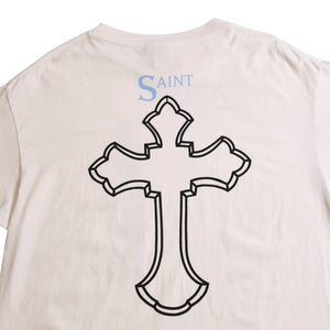 New and unused SAINT MICHAEL Saint Michael × 2PAC 2 pack 2PC_SS TEE Short sleeve T-shirt SM-HR8-0000-C15 White Used 4a003413