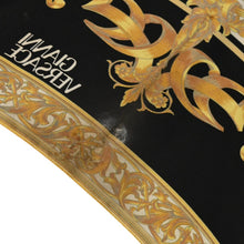 Load the image into the gallery viewer. GIANNI VERSACE ベルサーチ 長傘 バロック柄 レオパード柄 イエロー ゴールド金具 美品 中古 4a003013
