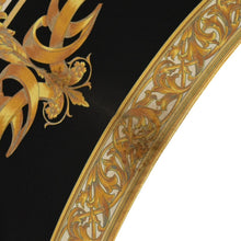 Load the image into the gallery viewer. GIANNI VERSACE ベルサーチ 長傘 バロック柄 レオパード柄 イエロー ゴールド金具 美品 中古 4a003013