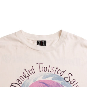 New and unused SAINT MICHAEL TWISTED SAINT Short sleeve T-shirt SM-MK8-0000-C09 Size L Sean Weatherspoon Used 4a003415