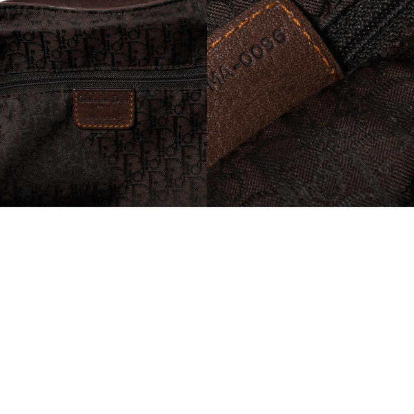 Christian Dior クリスチャンディオール ガウチョサドルショルダーバッグ 07-MA-0096 ガリアーノ期 2006SS レザー ウエスタン調 ダークブラウン 美品 中古 4a003540