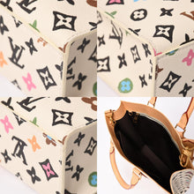 画像をギャラリービューアに読み込む, 極美品 LOUIS VUITTON ルイヴィトン モノグラムクラギー サックプラ 2WAY トートバッグ M24859 アイボリー マルチカラー 中古 4a003564