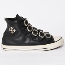 画像をギャラリービューアに読み込む, CHROME HEARTS クロムハーツ × CONVERSE コンバース ALL STAR スニーカー 1S581 サイズ27cm US8.5 CHプラス ガンスリンガー 良品 中古 4a003312