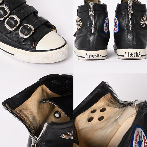CHROME HEARTS クロムハーツ × CONVERSE コンバース ALL STAR スニーカー 1S581 サイズ27cm US8.5 CHプラス ガンスリンガー 良品 中古 4a003312