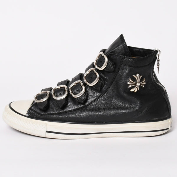 CHROME HEARTS クロムハーツ × CONVERSE コンバース ALL STAR スニーカー 1S581 サイズ27cm US8.5 CHプラス ガンスリンガー 良品 中古 4a003312