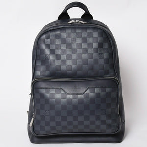 LOUIS VUITTON Campus Backpack Rucksack N40091 Damier Infini Dark Navy Good Condition Used 4a004611