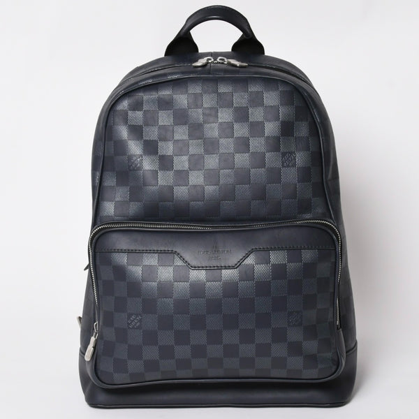 LOUIS VUITTON Campus Backpack Rucksack N40091 Damier Infini Dark Navy Good Condition Used 4a004611
