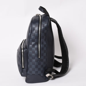 LOUIS VUITTON Campus Backpack Rucksack N40091 Damier Infini Dark Navy Good Condition Used 4a004611