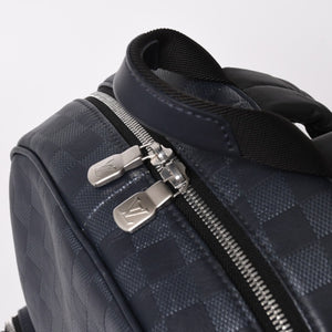 LOUIS VUITTON Campus Backpack Rucksack N40091 Damier Infini Dark Navy Good Condition Used 4a004611