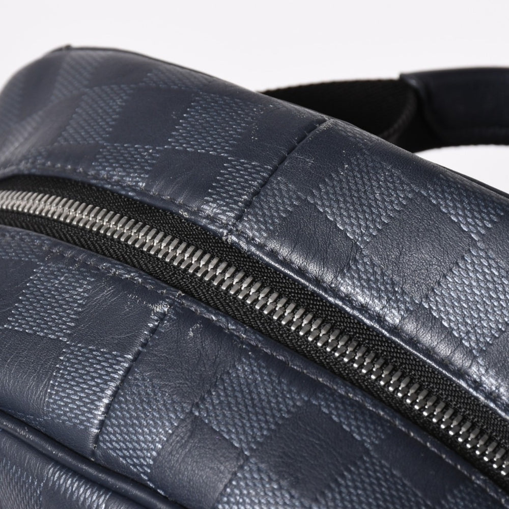 LOUIS VUITTON ルイヴィトン キャンパス バックパック リュック N40091 ダミエ アンフィニ ダークネイビー 美品 中古 4a004611
