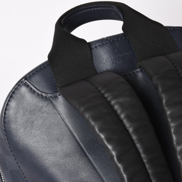 LOUIS VUITTON Campus Backpack Rucksack N40091 Damier Infini Dark Navy Good Condition Used 4a004611
