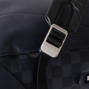 LOUIS VUITTON Campus Backpack Rucksack N40091 Damier Infini Dark Navy Good Condition Used 4a004611