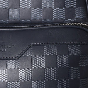 LOUIS VUITTON Campus Backpack Rucksack N40091 Damier Infini Dark Navy Good Condition Used 4a004611