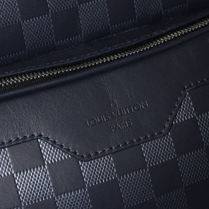 LOUIS VUITTON Campus Backpack Rucksack N40091 Damier Infini Dark Navy Good Condition Used 4a004611