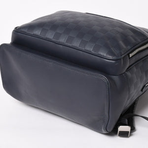 LOUIS VUITTON Campus Backpack Rucksack N40091 Damier Infini Dark Navy Good Condition Used 4a004611