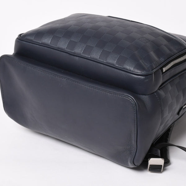 LOUIS VUITTON Campus Backpack Rucksack N40091 Damier Infini Dark Navy Good Condition Used 4a004611