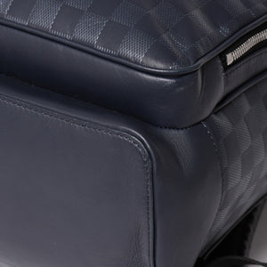 LOUIS VUITTON Campus Backpack Rucksack N40091 Damier Infini Dark Navy Good Condition Used 4a004611