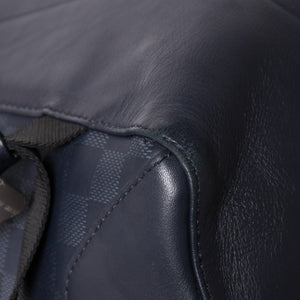 LOUIS VUITTON Campus Backpack Rucksack N40091 Damier Infini Dark Navy Good Condition Used 4a004611