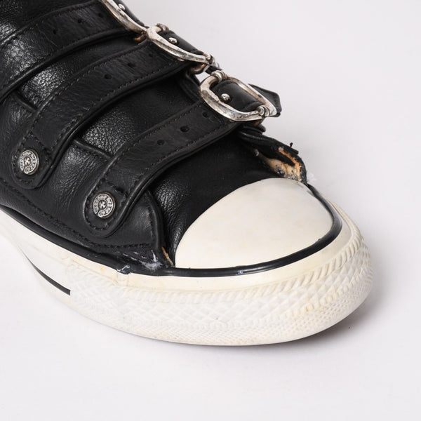 CHROME HEARTS クロムハーツ × CONVERSE コンバース ALL STAR スニーカー 1S581 サイズ27cm US8.5 CHプラス ガンスリンガー 良品 中古 4a003312