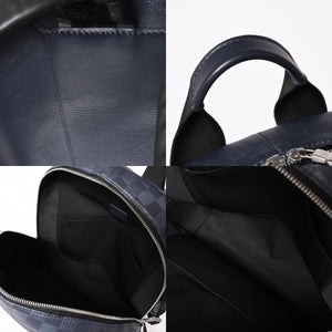 LOUIS VUITTON Campus Backpack Rucksack N40091 Damier Infini Dark Navy Good Condition Used 4a004611