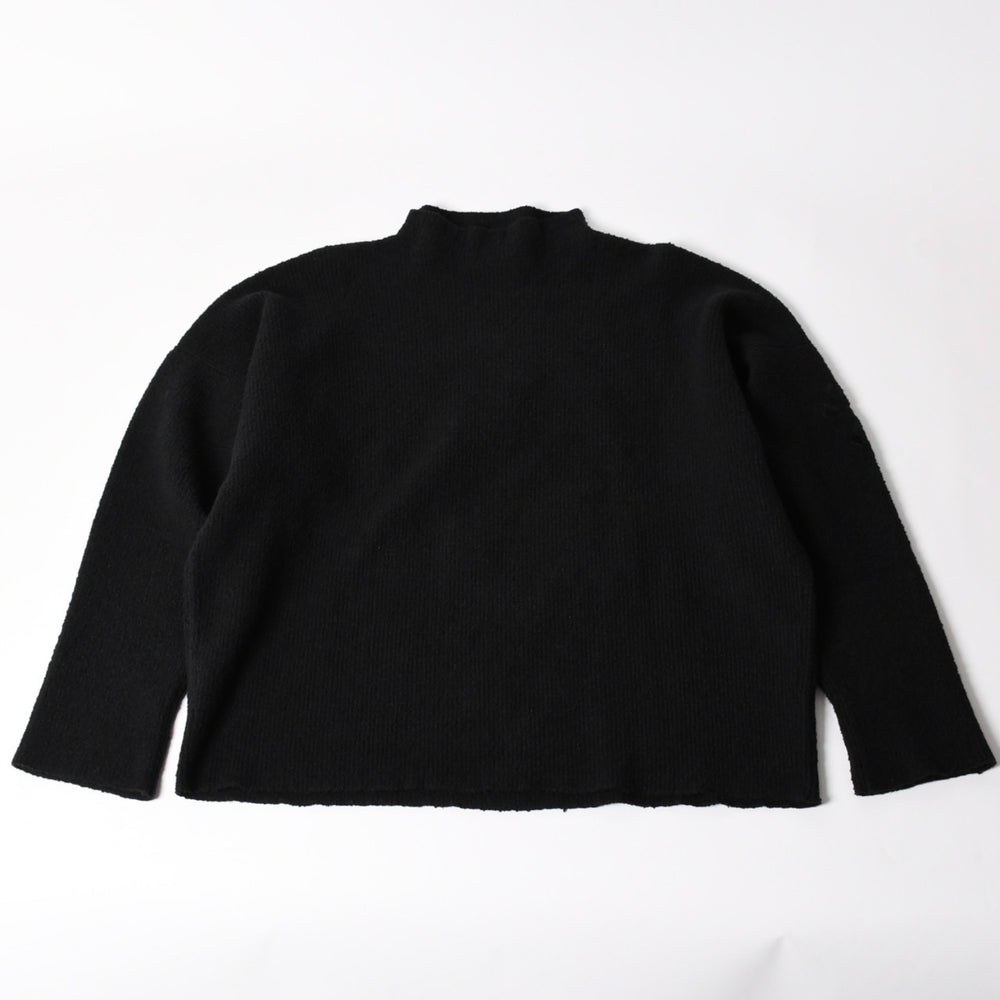 New and unused CHROME HEARTS Y NOT Knit Sweater Size ML Haraco CH Cross Patch 3 Patch Silver 925 Black Used 4a003341