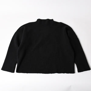 新品未使用 CHROME HEARTS クロムハーツ Y NOT ニットセーター サイズML ハラコ CHクロスパッチ 3パッチ シルバー925 ブラック 中古 4a003341