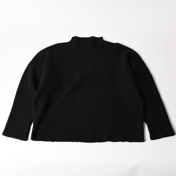 新品未使用 CHROME HEARTS クロムハーツ Y NOT ニットセーター サイズML ハラコ CHクロスパッチ 3パッチ シルバー925 ブラック 中古 4a003341