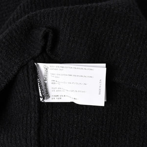 新品未使用 CHROME HEARTS クロムハーツ Y NOT ニットセーター サイズML ハラコ CHクロスパッチ 3パッチ シルバー925 ブラック 中古 4a003341