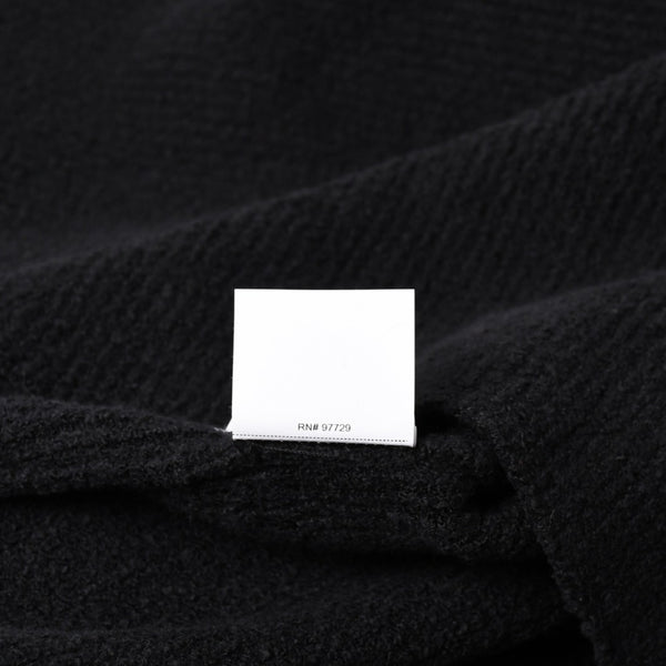 新品未使用 CHROME HEARTS クロムハーツ Y NOT ニットセーター サイズML ハラコ CHクロスパッチ 3パッチ シルバー925 ブラック 中古 4a003341