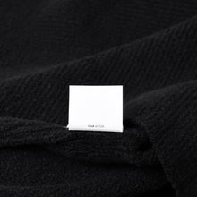 画像をギャラリービューアに読み込む, 新品未使用 CHROME HEARTS クロムハーツ Y NOT ニットセーター サイズML ハラコ CHクロスパッチ 3パッチ シルバー925 ブラック 中古 4a003341