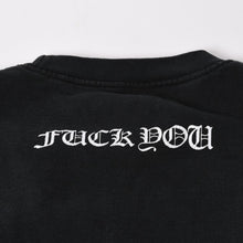 画像をギャラリービューアに読み込む, 新品未使用 CHROME HEARTS クロムハーツ SOAP N WATER スウェットシャツ サイズM ヴィンテージ加工 新作 フェードブラック 中古 4a003346