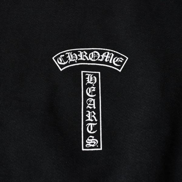 新品未使用 CHROME HEARTS クロムハーツ SOAP N WATER スウェットシャツ サイズM ヴィンテージ加工 新作 フェードブラック 中古 4a003346