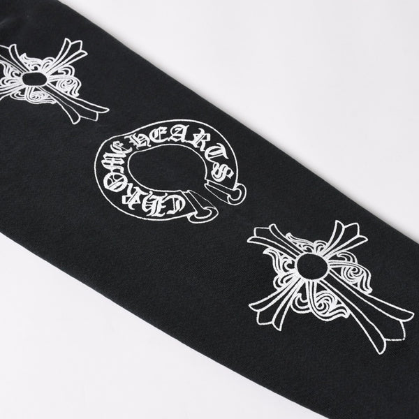 新品未使用 CHROME HEARTS クロムハーツ SOAP N WATER スウェットシャツ サイズM ヴィンテージ加工 新作 フェードブラック 中古 4a003346