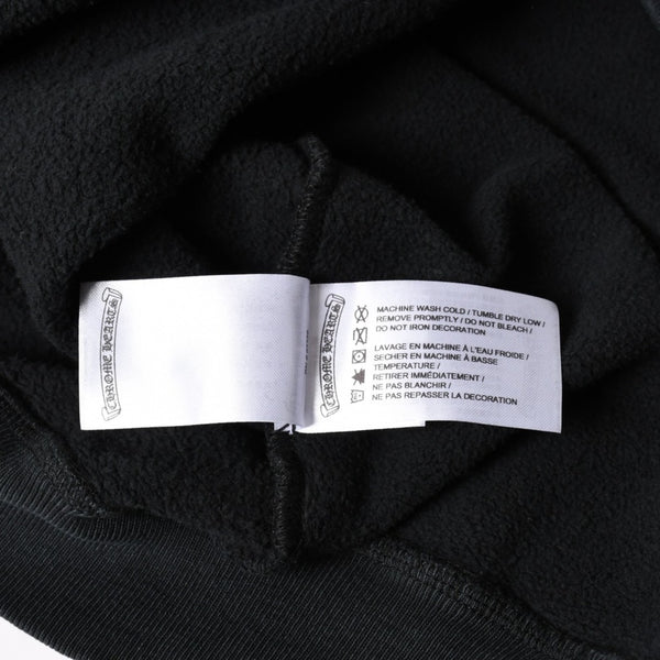 新品未使用 CHROME HEARTS クロムハーツ SOAP N WATER スウェットシャツ サイズM ヴィンテージ加工 新作 フェードブラック 中古 4a003346