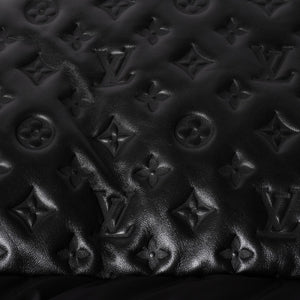 極美品 LOUIS VUITTON ルイヴィトン ダウンジャケット モノグラムパファーダウンジャケット ブラック サイズ50 ブルゾン 112477 中古 4a001044