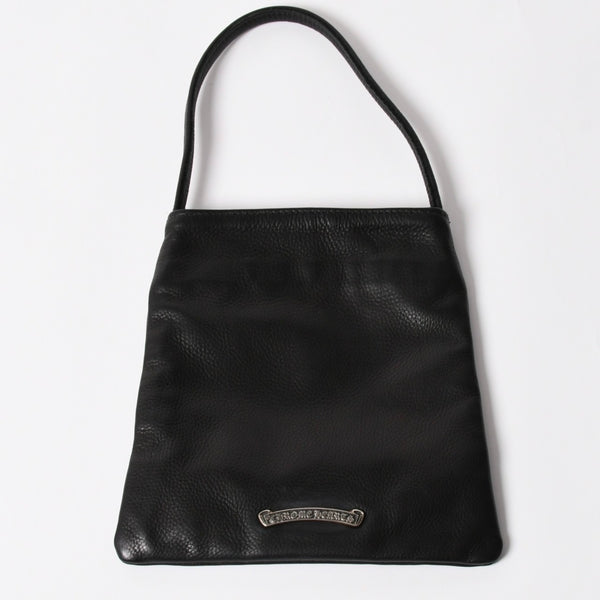 極美品 CHROME HEARTS クロムハーツ DAGGER DRACULA BAG ダガー ドラキュラ ハンドバッグ ダガー装飾 ブラック シルバー925 中古 4a003342