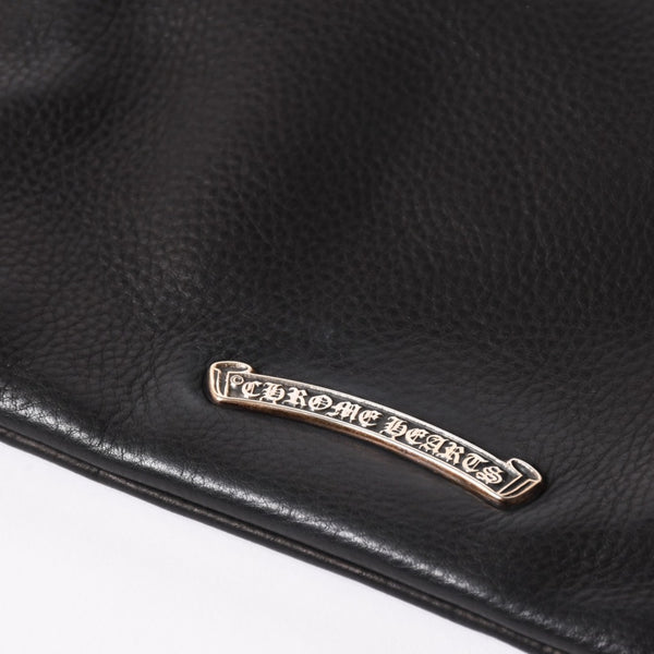 極美品 CHROME HEARTS クロムハーツ DAGGER DRACULA BAG ダガー ドラキュラ ハンドバッグ ダガー装飾 ブラック シルバー925 中古 4a003342